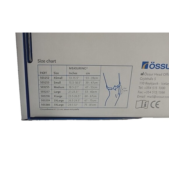 Ossur Form Fit Knee Brace Short Medium – Hinged Wrap NOB Open Box - Picture 7 of 8